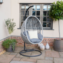 Maze Rattan Ascot Grey Hanging Chair