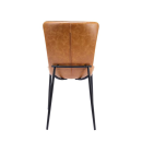 Ella Tanned Leather Dining Chair (Pair)