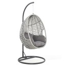 Maze Rattan Ascot Grey Hanging Chair