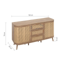 Noah 2 Door 3 Drawer Sideboard