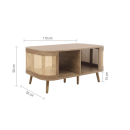 Noah Contemporary Coffee Table