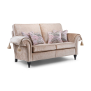 Traditional Style Velvet 2 Seat Sofa