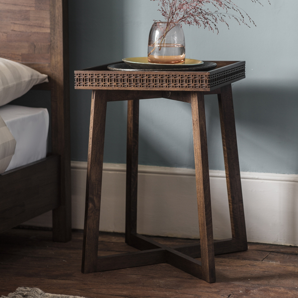 Manhattan Retreat Bedside Table - Crown French Furniture